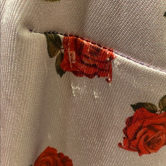 Urban Outfitters Lavender printer rose sateen mini dress M - Picture 7 of 7